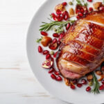 Roast Kosher Duck with Pomegranates