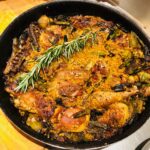 chicken and artichoke paella