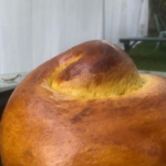 round pumpkin challah