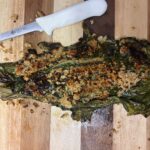 Grilled raddichio, Casear salad style