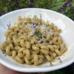 almond pesto with african basil